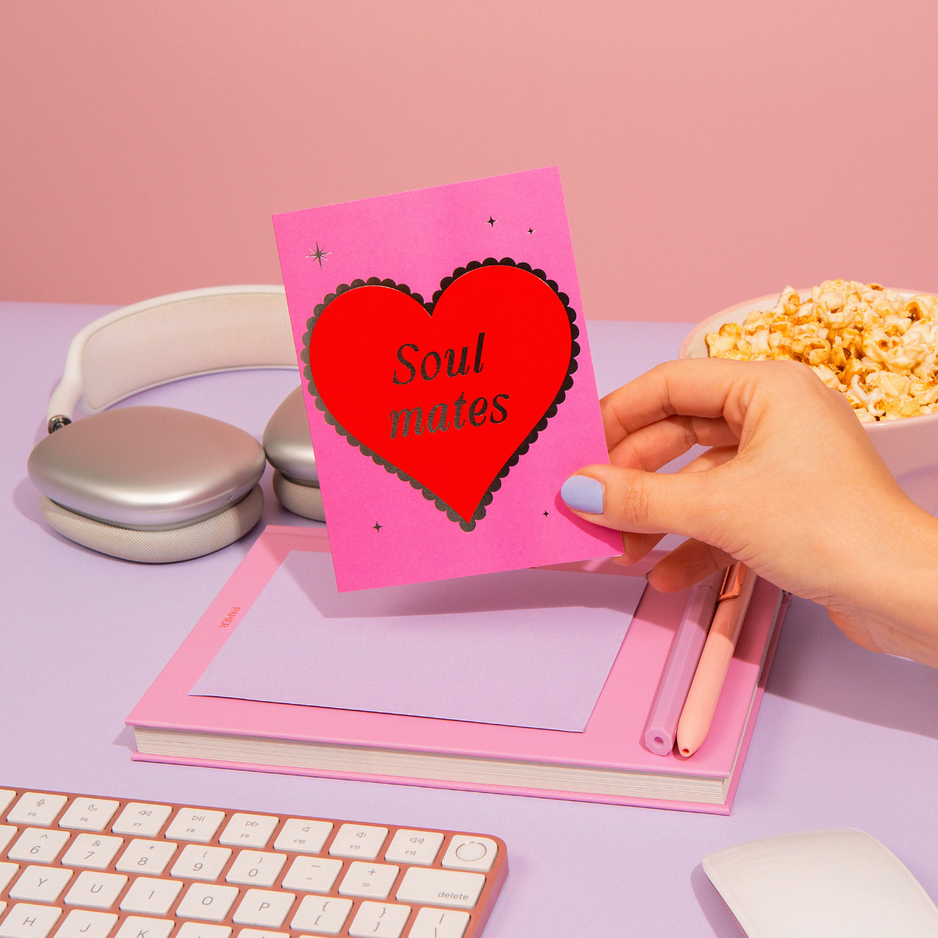 Soulmates Foil Heart Card