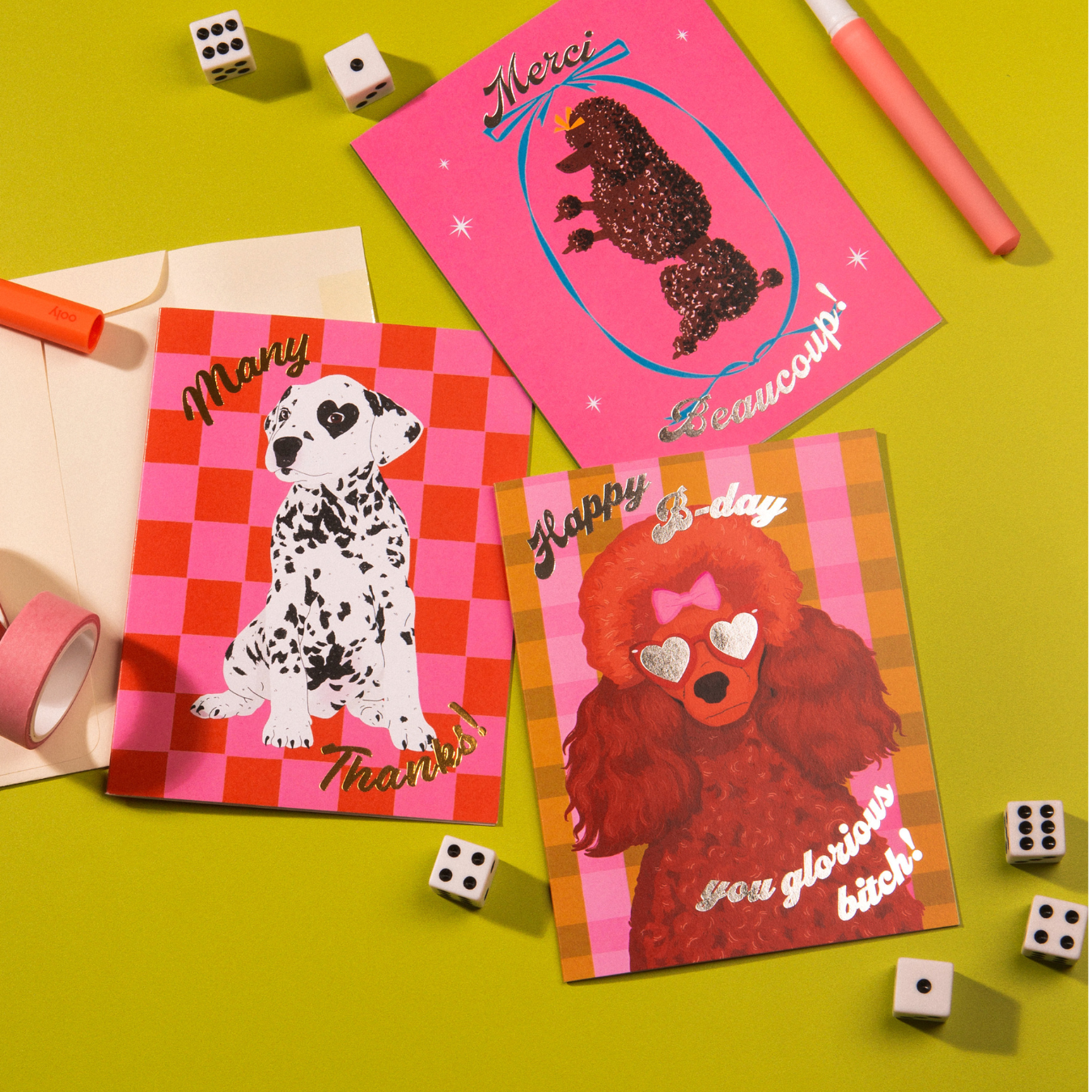 Birthday Poodle Card