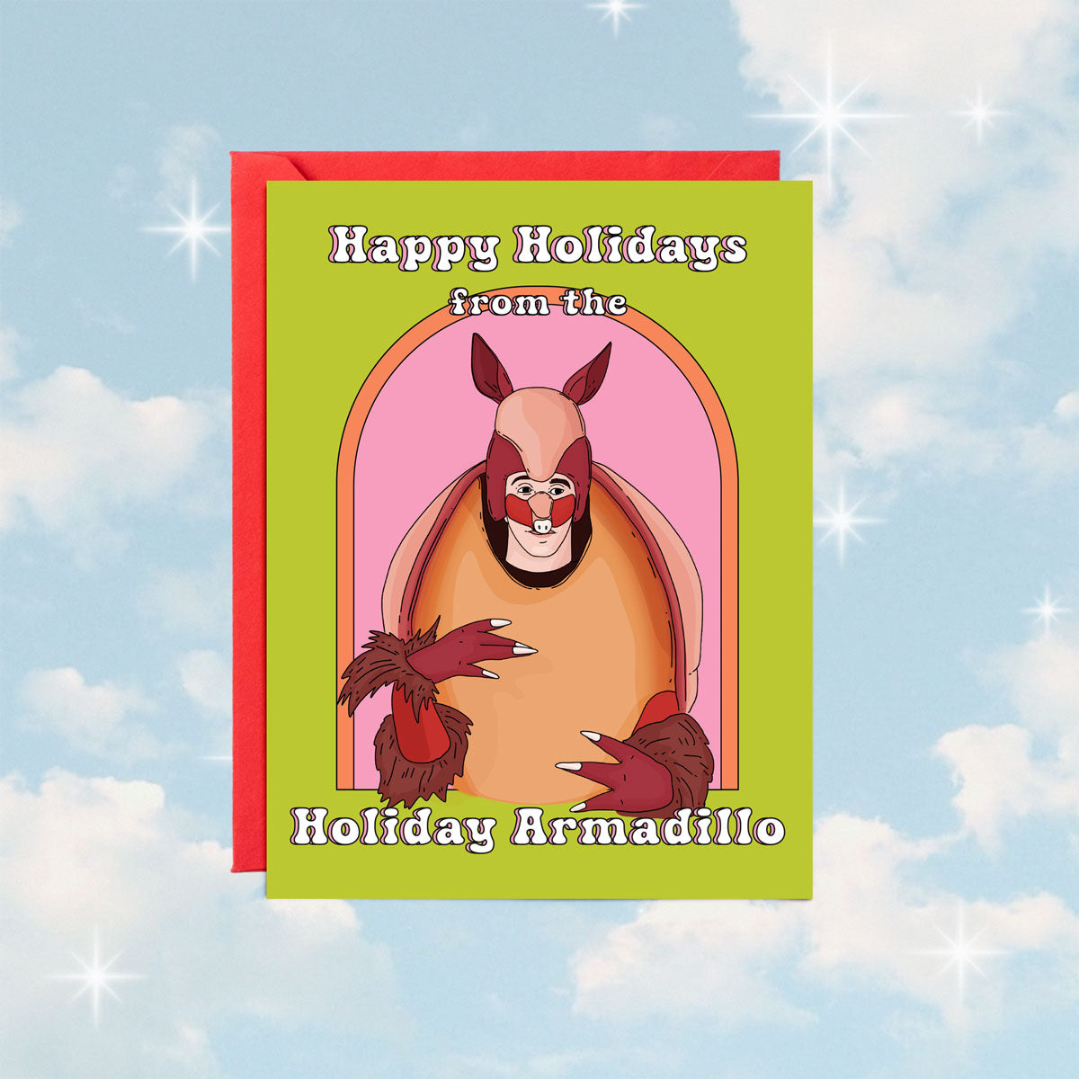 Holiday Armadillo Card