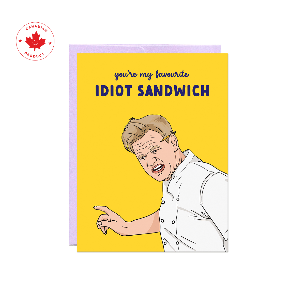 Idiot Sandwich Card