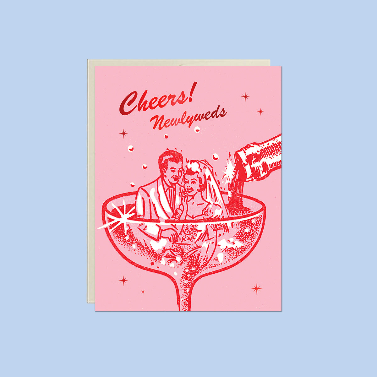 Cheers! Newlyweds Card
