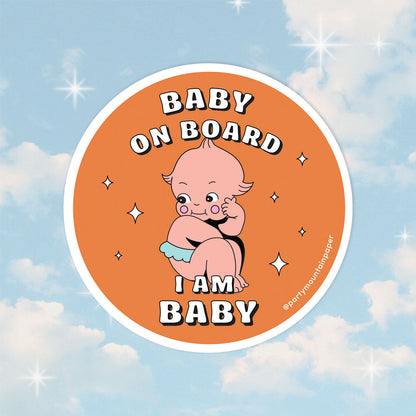 Baby On Board Bumper Sticker