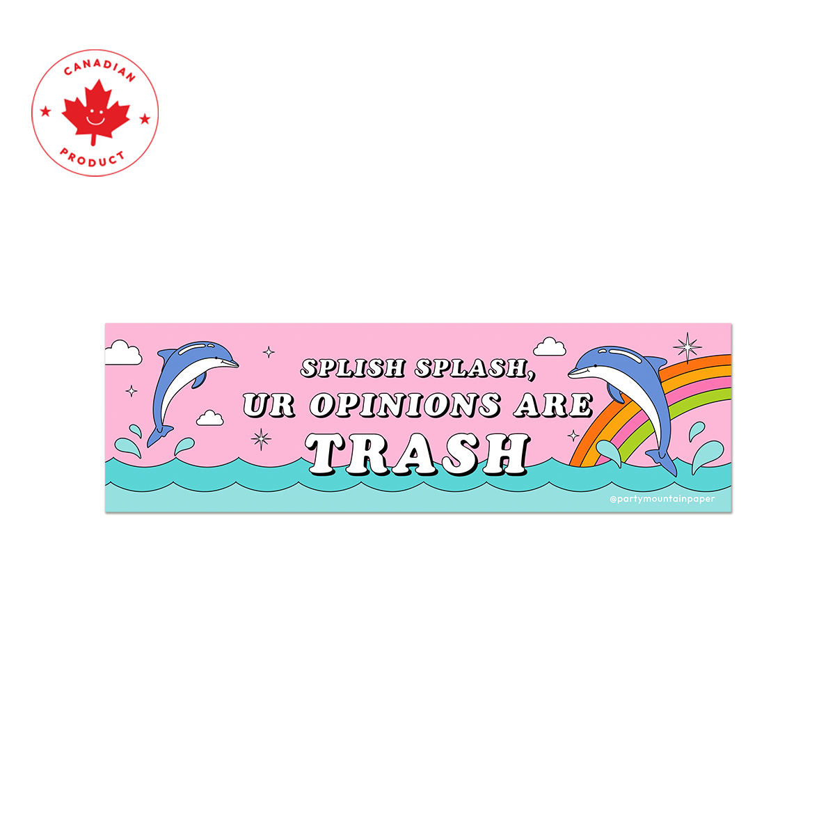 Splish Splash Bumper Sticker