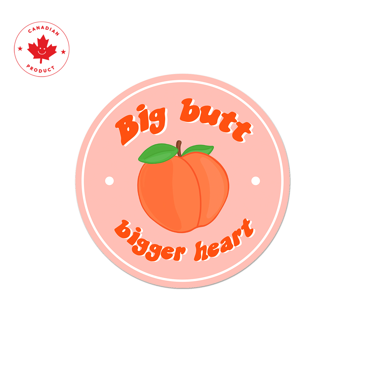 Big Butt, Bigger Heart Sticker