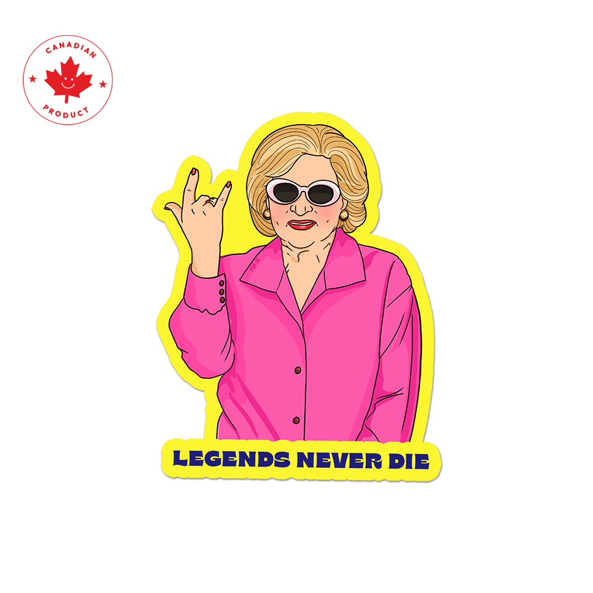Legends Never Die Sticker