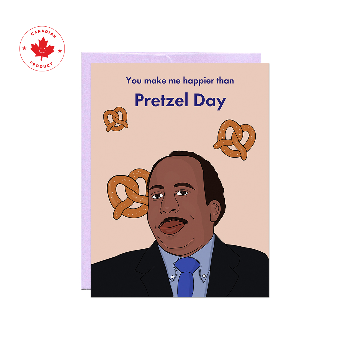 Stanley Pretzel Day Card