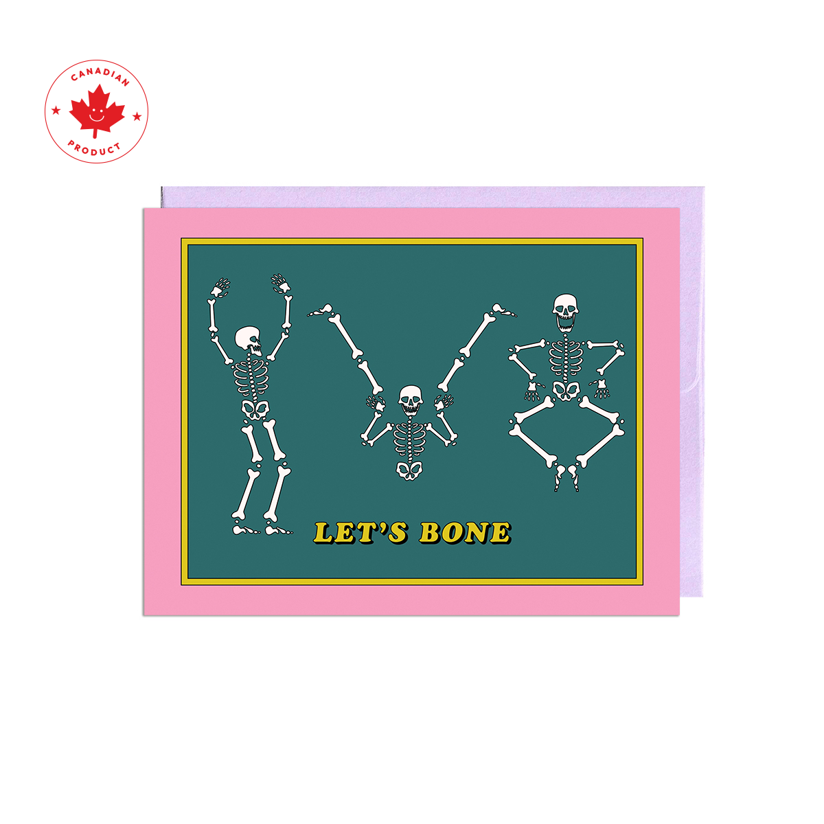 Let's Bone! Skeletons Card