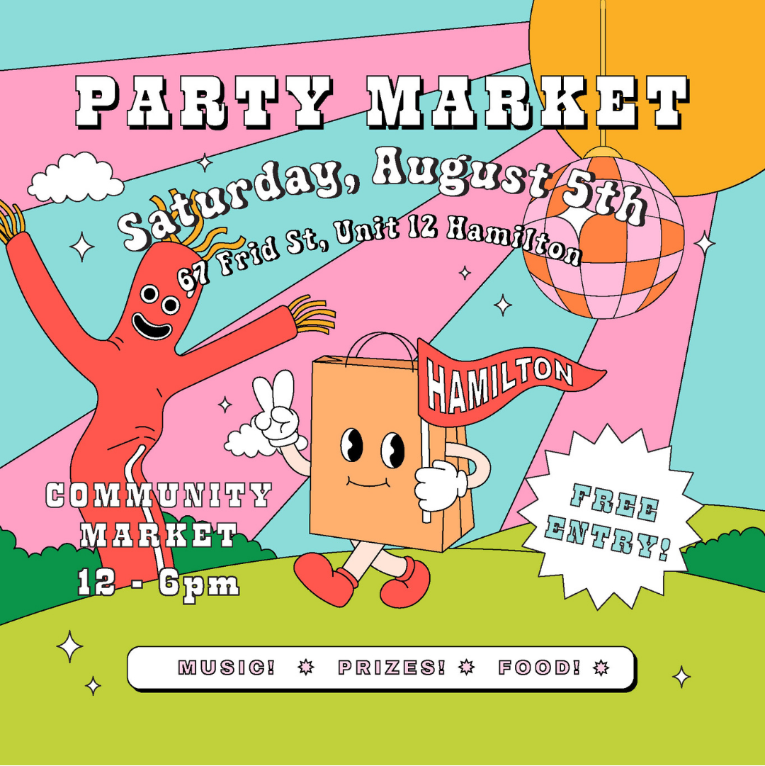 Join us at our First Ever Party Market!!