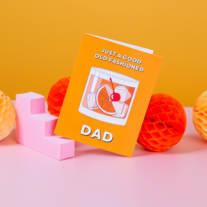 Old Fashioned Dad Card