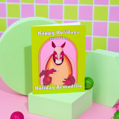 Holiday Armadillo Card