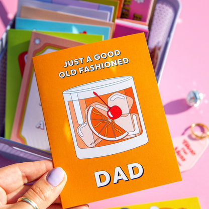 Old Fashioned Dad Card