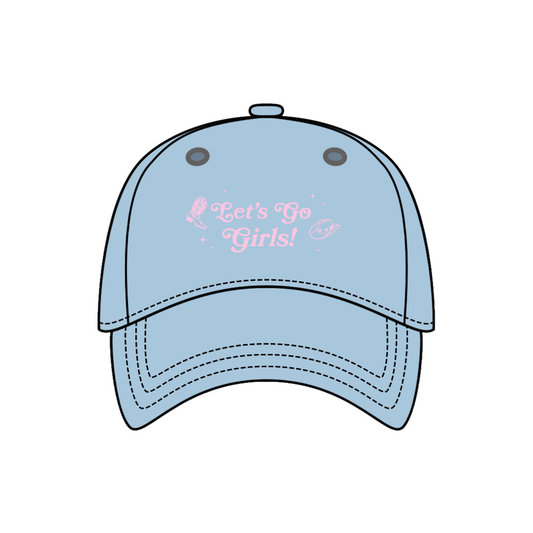 Let's Go Girls Baseball Dad Hat