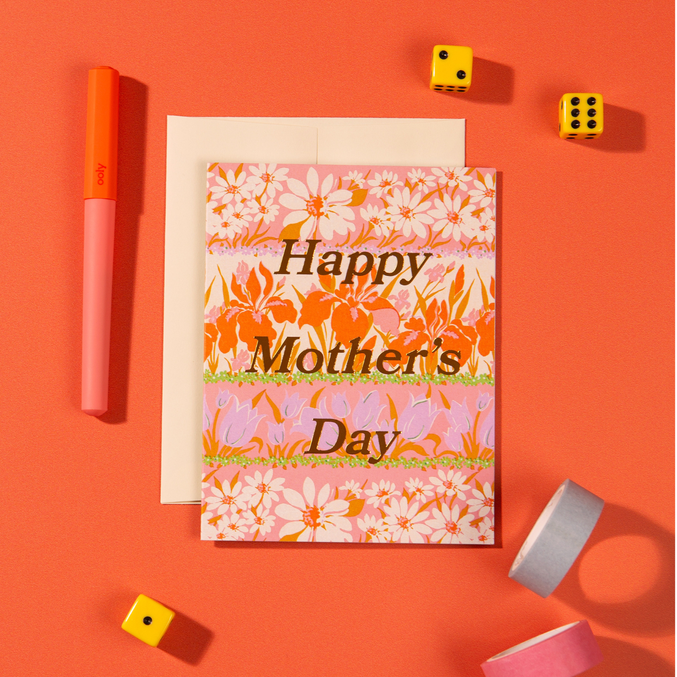 Happy Mother's Day Vintage Floral Card