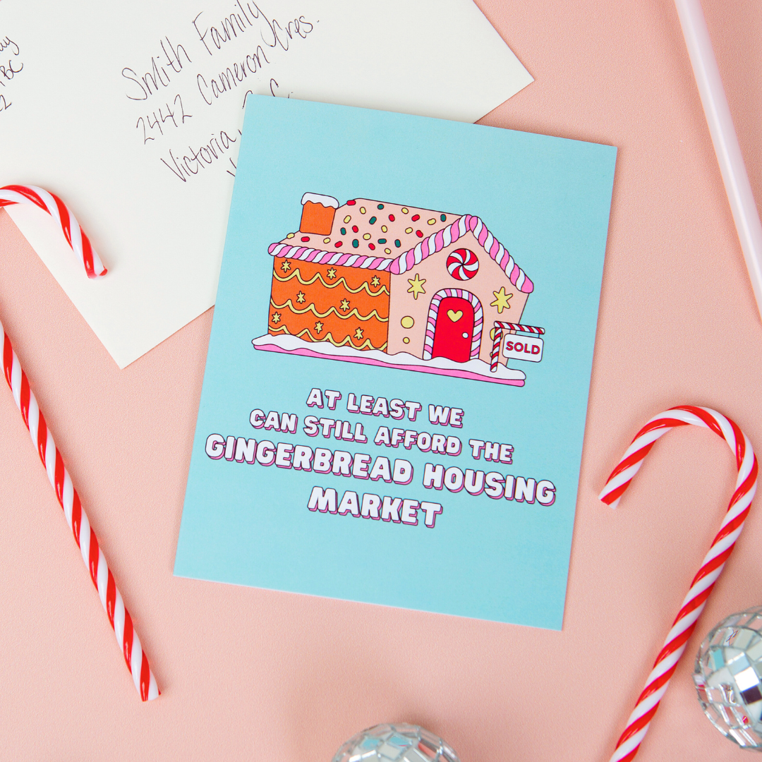 Gingerbread Housing Market Card