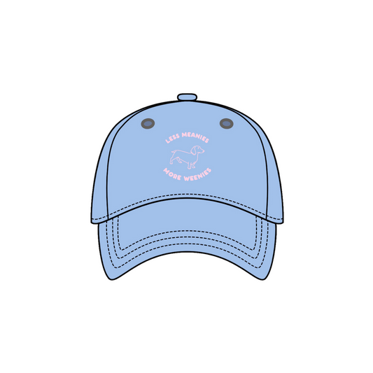 Less Meanies, More Weenies Baseball Kids Hat