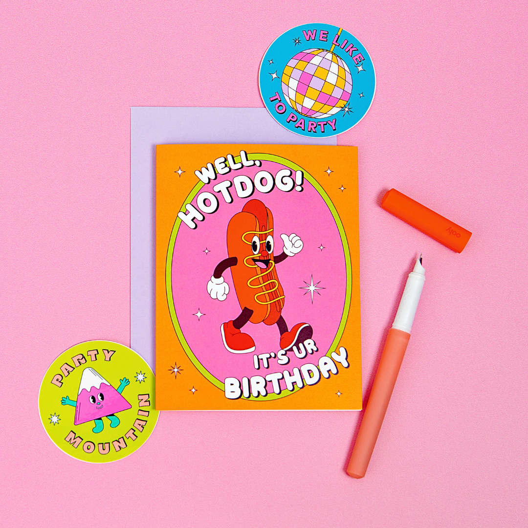 Hotdog! Birthday Card