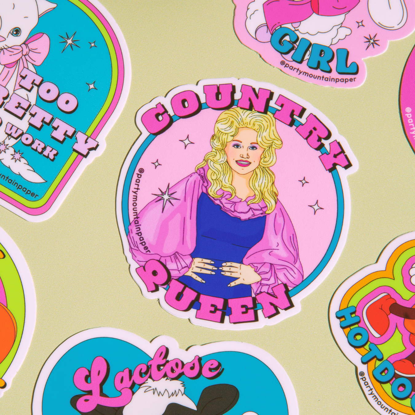 Country Queen Sticker