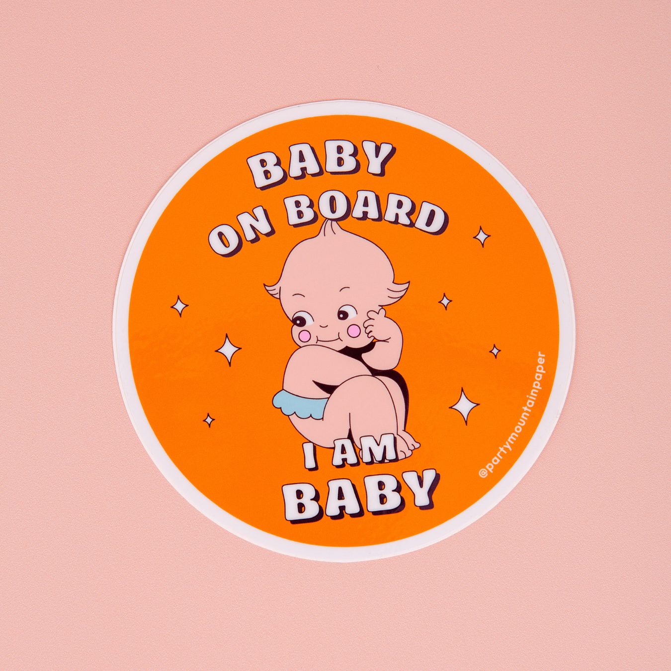 Baby On Board Bumper Sticker