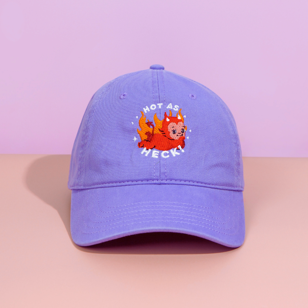 Hot As Heck Baseball Dad Hat