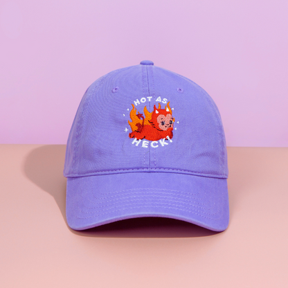 Hot As Heck Baseball Dad Hat