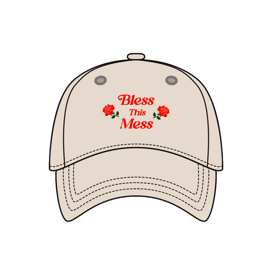 Bless This Mess Baseball Dad Hat