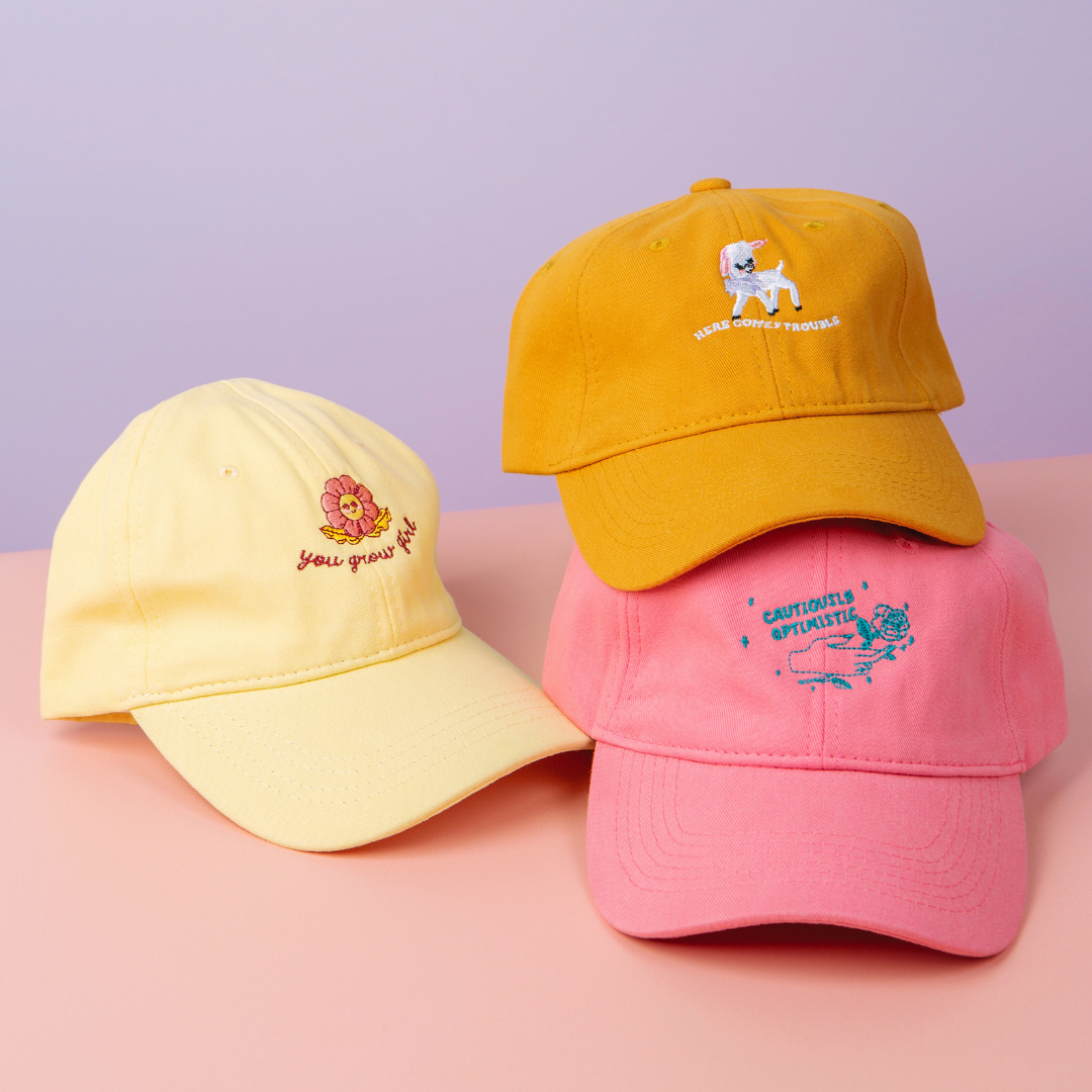 Here Comes Trouble Baseball Dad Hat