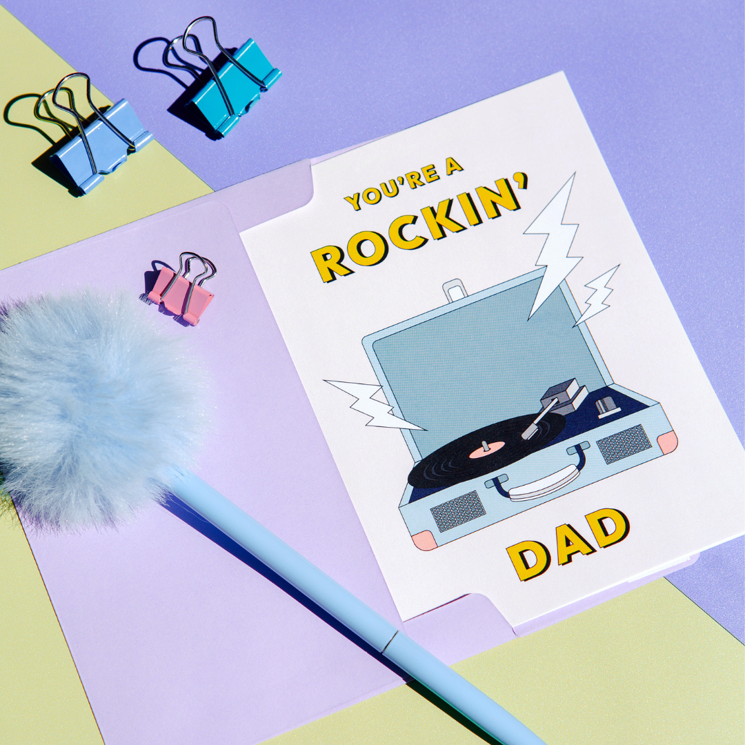 Rockin' Dad Card