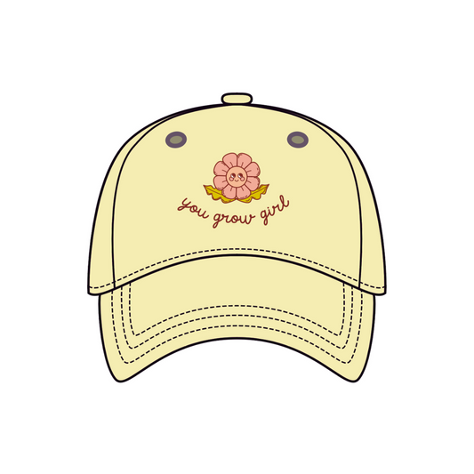 You Grow Girl Baseball Dad Hat