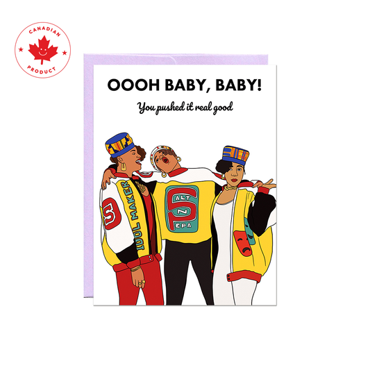 Push It Baby Card