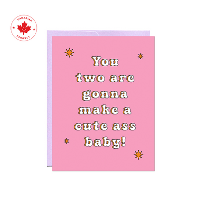 Cute A** Baby Card