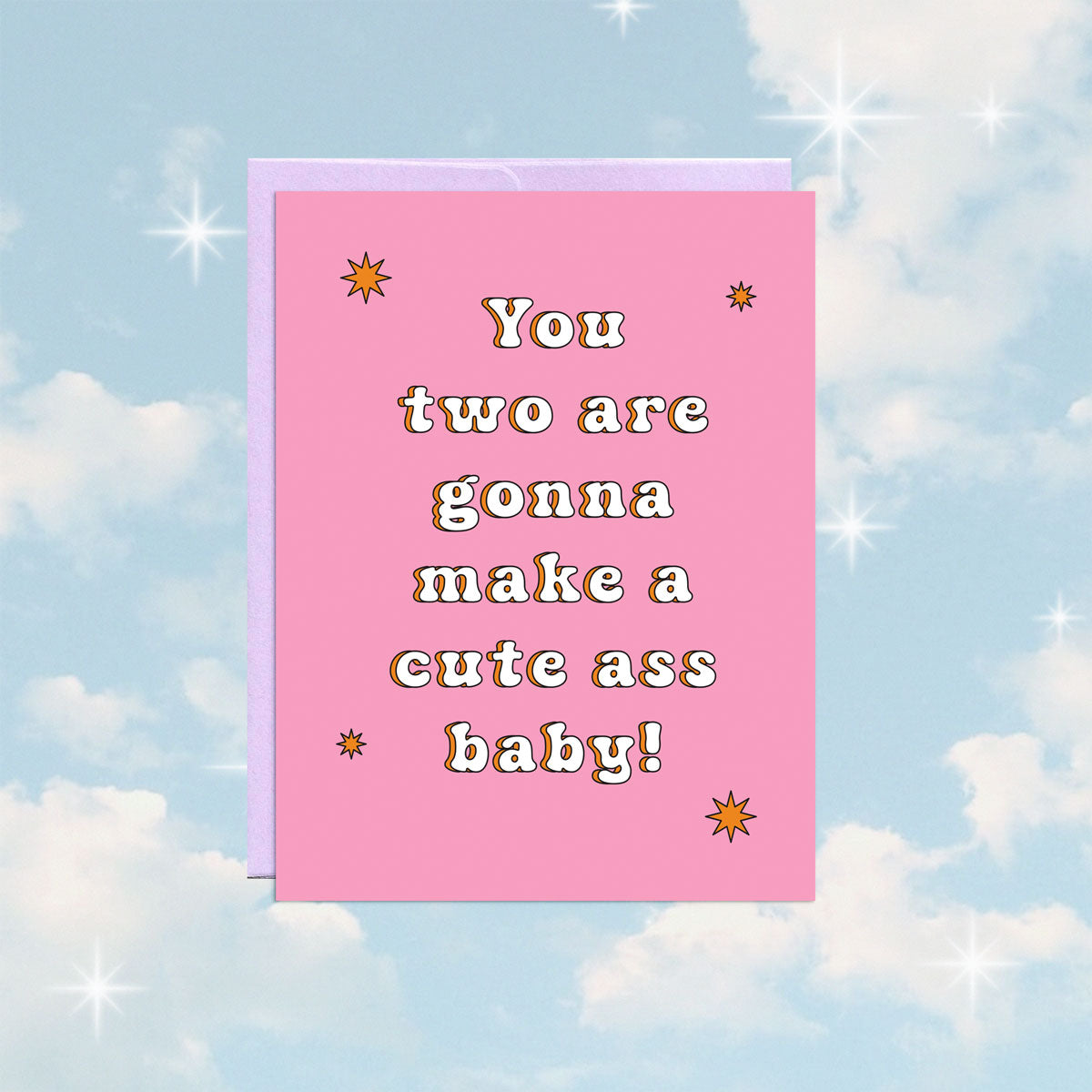 Cute A** Baby Card