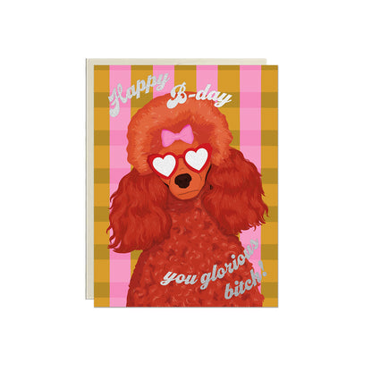 Birthday Poodle Card