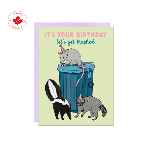 Trashed Birthday Card