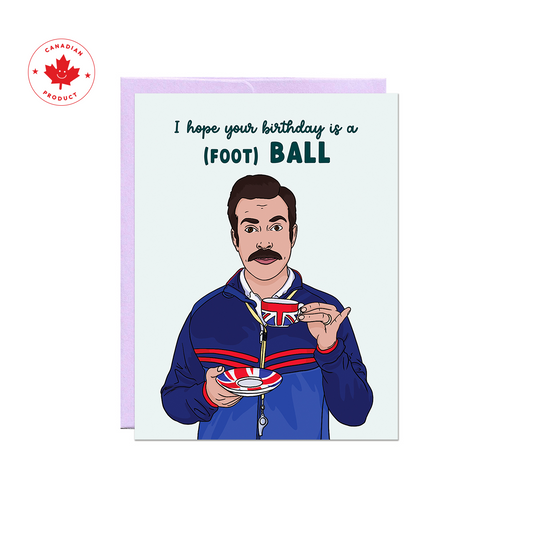 Ted Football Birthday Card