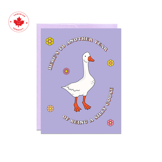Silly Goose Birthday Card