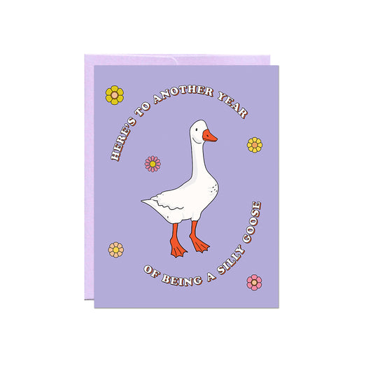 Silly Goose Birthday Card