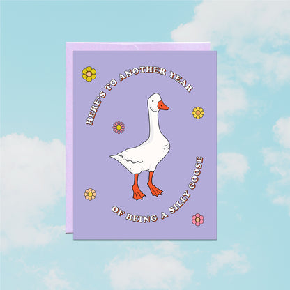 Silly Goose Birthday Card