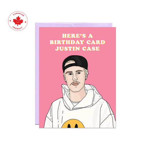 Justin Birthday Card