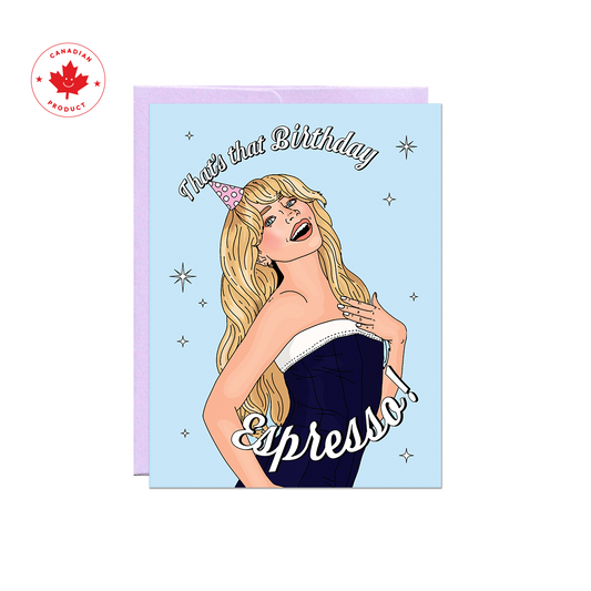 Birthday Espresso! Card