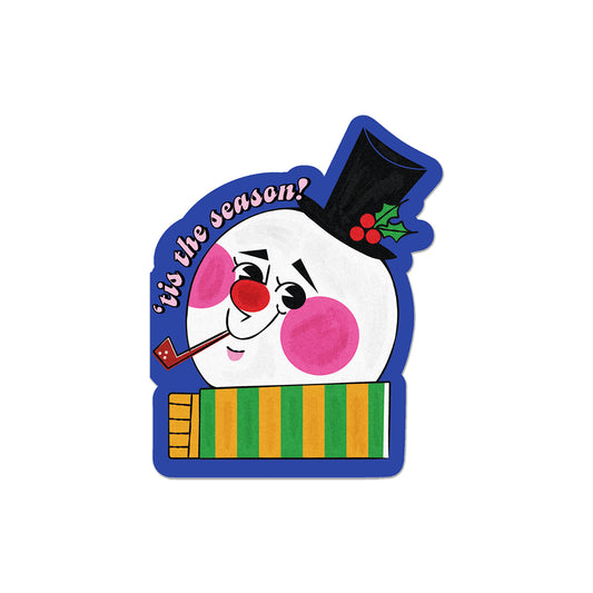 'Tis The Season Snowman Card