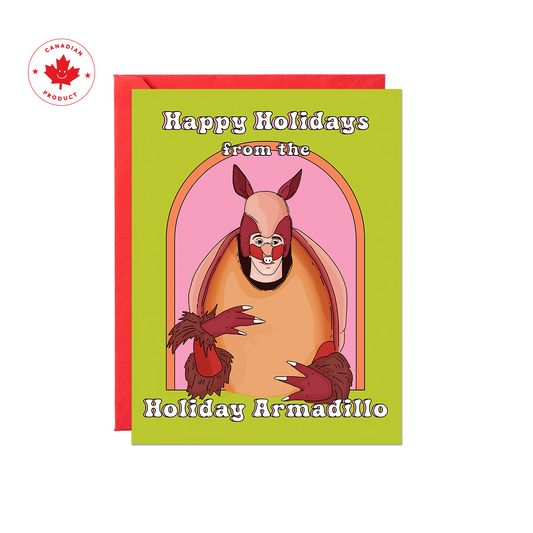 Holiday Armadillo Card