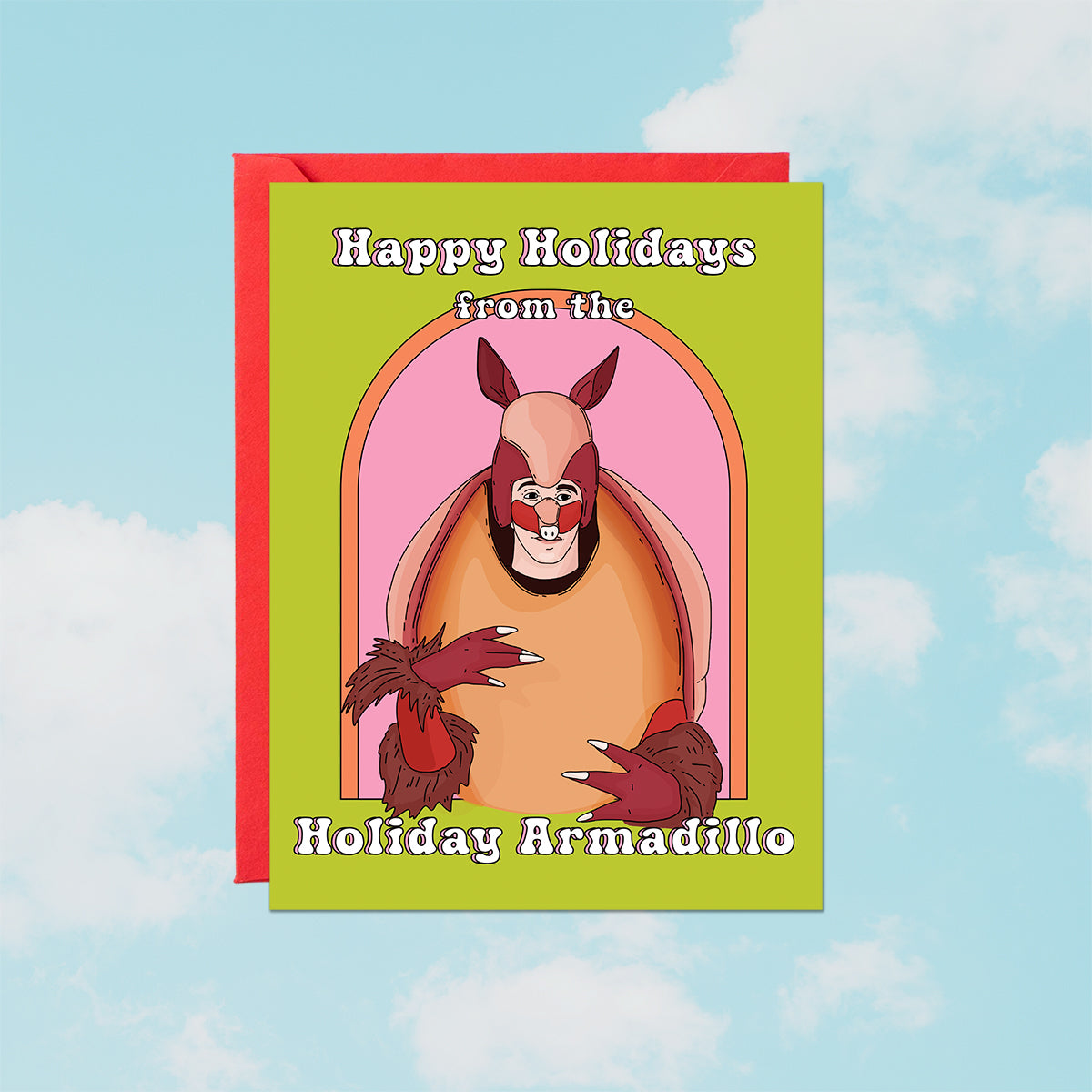 Holiday Armadillo Card