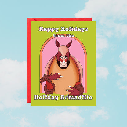 Holiday Armadillo Card