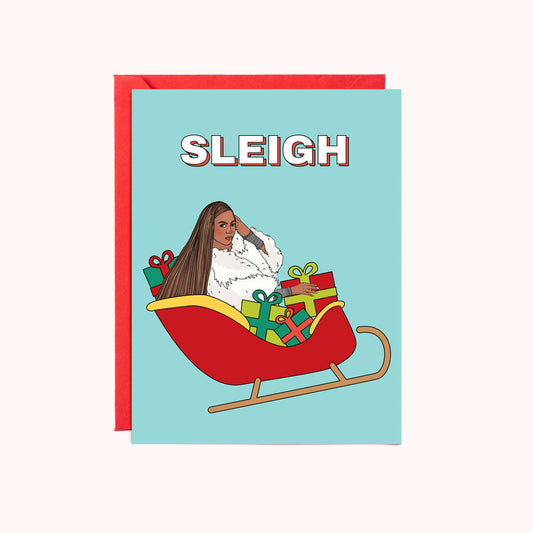 Sleigh! Christmas Card
