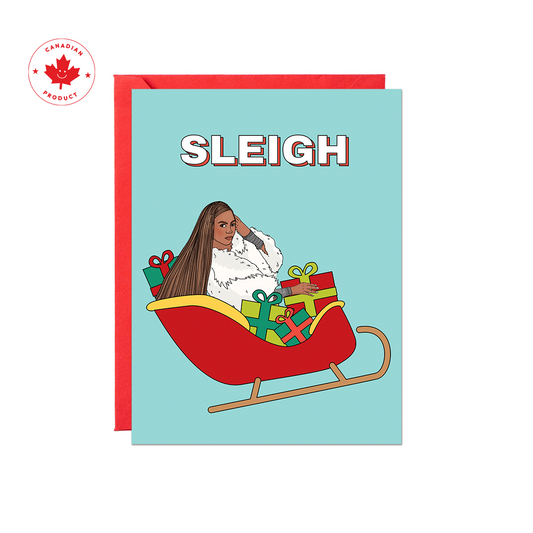 Sleigh! Christmas Card