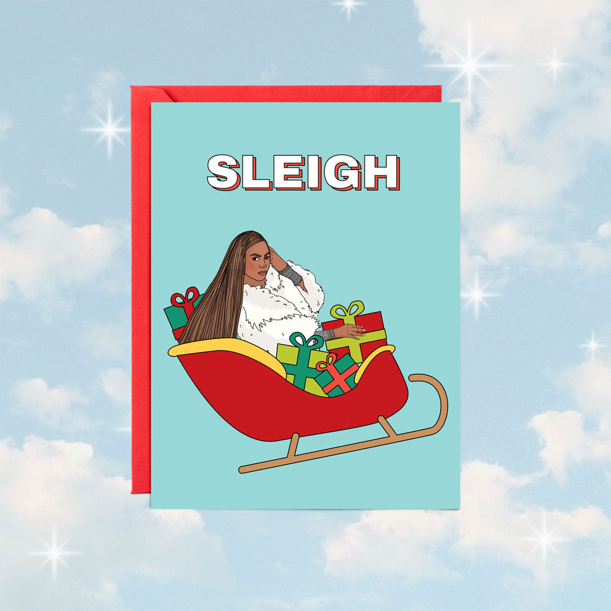 Sleigh! Christmas Card