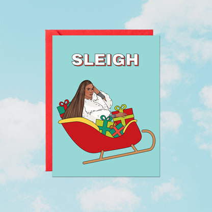 Sleigh! Christmas Card