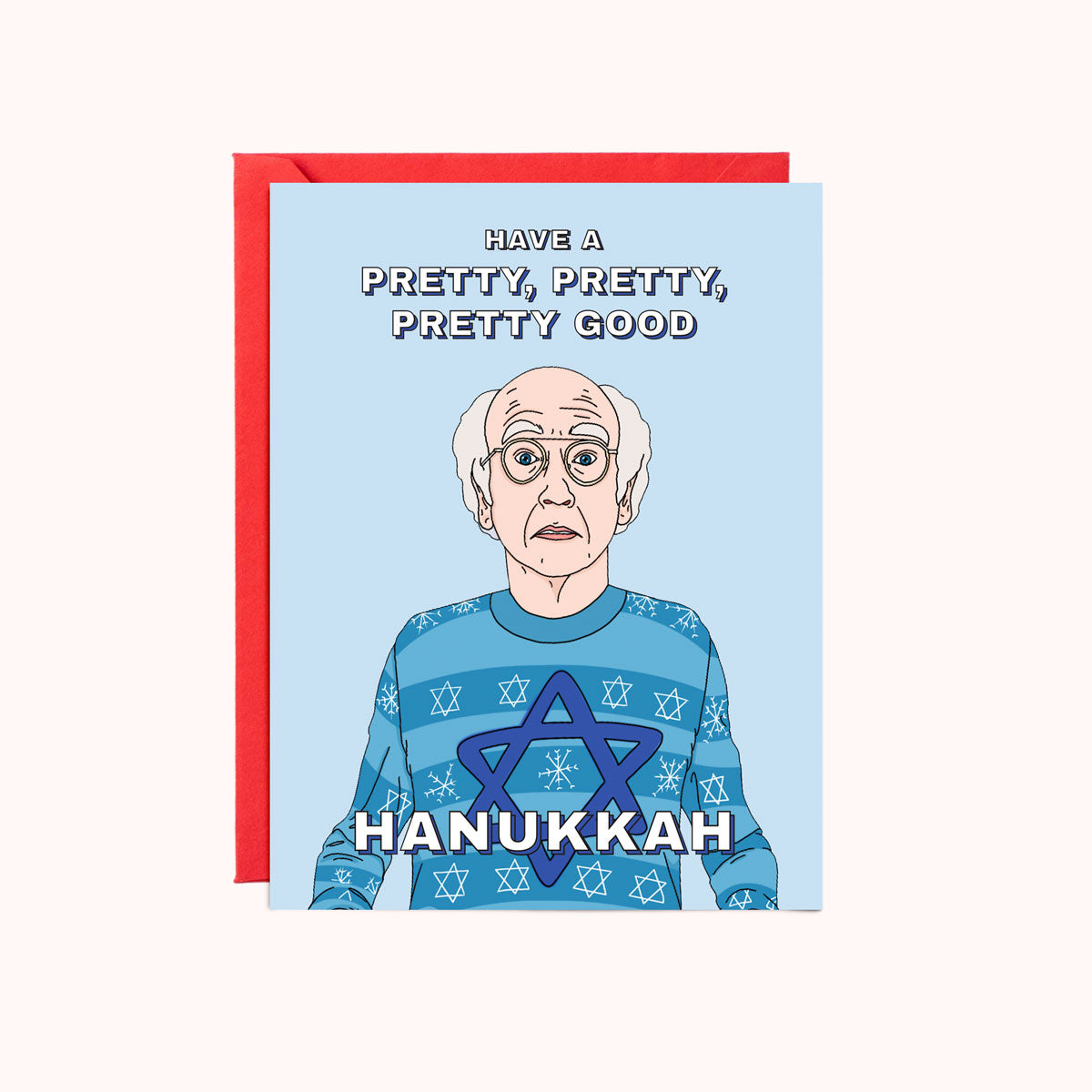 Larry Hanukkah Card