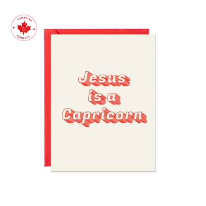 Jesus Is a Capricorn Card