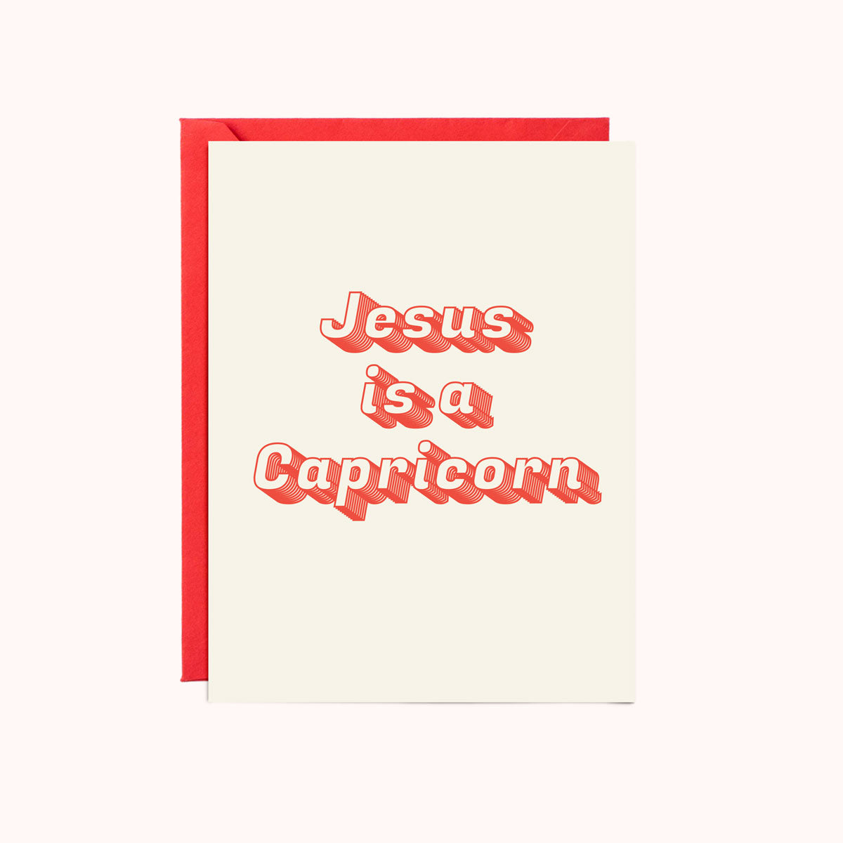 Jesus Is a Capricorn Card
